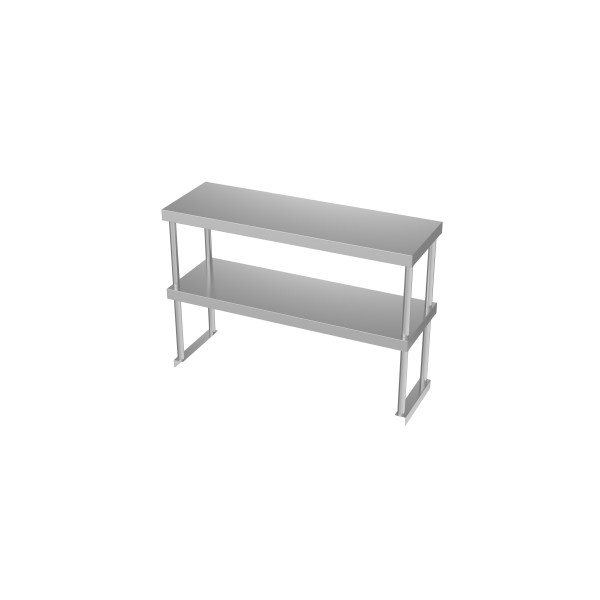 Plateo doble acero inoxidable 150x30