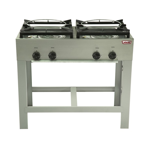 Anafe 2 platos alto doble quemador